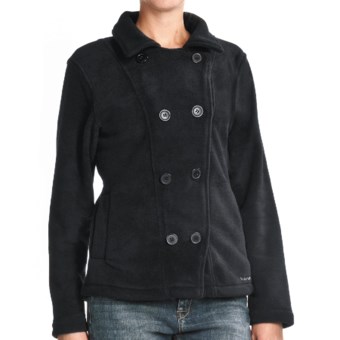 Avalanche Wear Boston Pea Coat - Fleece (For Women) in Black