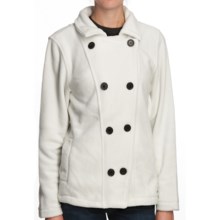 Avalanche Wear Boston Pea Coat - Fleece (For Women) in Blanc - Closeouts
