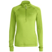 Avalanche Wear Fleece Mogul Shirt - Zip Neck, Long Sleeve (For Women) in Greenery - Closeouts