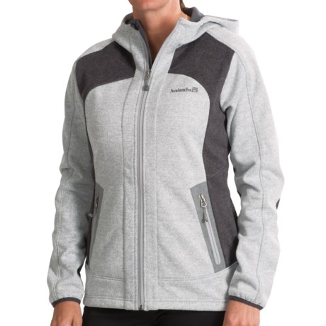 Avalanche Wear Heather Hooded Soft Shell Jacket Windproof (For Women)