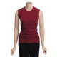 Avalin Cotton Novelty Stitch Sweater - Belted, Sleeveless (For Women)