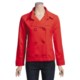 Avalin Double-Breasted Jacket - Notch Collar, French Terry Cotton (For Women)