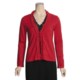 Avalin Ruffled Cardigan Sweater - V-Neck (For Women)