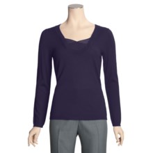 Avalin Silk Accent Sweater - Lightweight (For Women) in Eggplant - Closeouts