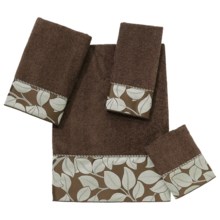 Avanti Linens Kendall Park Towel Set - 4-Piece in Mocha - Closeouts