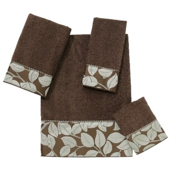 Avanti Linens Kendall Park Towel Set - 4-Piece in Mocha