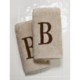Avanti Linens Monogram Hand Towels Set - 2-Piece
