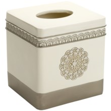 Avanti Linens Patria Tissue Cover - Bathroom Collection in Beige - Closeouts
