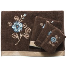 Avanti Linens Tina Towel Set - 4-Piece in Mocha - Closeouts