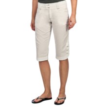 Aventura Clothing Applegate Capris - Organic Cotton Twill (For Women) in White - Closeouts