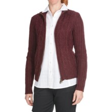 Aventura Clothing Avalon Cardigan Sweater - Full Zip (For Women) in Red Mahogany - Closeouts