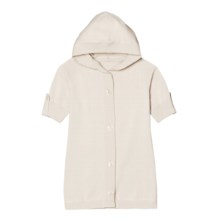 Aventura Clothing Baylor Hoodie Sweater - Cotton Jersey, Short Sleeve (For Women) in Whisper White - Closeouts