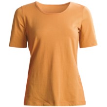 Aventura Clothing Castella T-Shirt - Stretch Organic Cotton Jersey (For Women) in Golden Orange - Closeouts