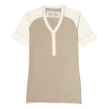Aventura Clothing Dylan Henley Shirt - Organic Cotton, Short Sleeve (For Women) in Taupe - Closeouts