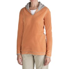 Aventura Clothing Fleece Hoodie Sweatshirt (For Women) in Coral Gold - Closeouts