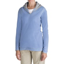 Aventura Clothing Fleece Hoodie Sweatshirt (For Women) in Placid Blue - Closeouts