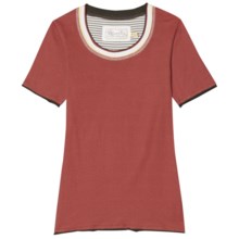 Aventura Clothing Grace T-Shirt - Organic Cotton, Short Sleeve (For Women) in Tabasco - Closeouts