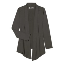 Aventura Clothing Harmony Wrap Cardigan Sweater (For Women) in Dark Shadow - Closeouts