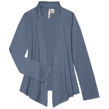Aventura Clothing Kyle Wrap Cardigan Sweater - Open Front (For Women) in Earl Grey - Closeouts