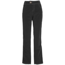 Aventura Clothing Lennox Corduroy Pants - Mid Rise, Organic Cotton (For Women) in Black - Closeouts