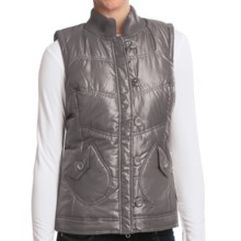Aventura Clothing Maddie Vest - Metallic Finish (For Women) in Steel Grey - Closeouts