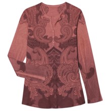 Aventura Clothing Paulsen Henley Shirt - Long Sleeve (For Women) in Mineral Red - Closeouts