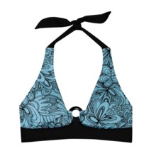 Aventura Clothing Samata Halter Bikini Swimsuit Top (For Women) in Pool Blue - Closeouts