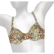 Aventura Clothing Scattered Daisies Bikini Swimsuit Top - Underwire, Recycled Materials (For Women) in Retro Yellow - Closeouts