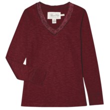 Aventura Clothing Schaffer Shirt - Organic Cotton, Long Sleeve (For Women) in Claret - Closeouts