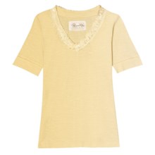 Aventura Clothing Schaffer Shirt - Organic Cotton, Short Sleeve (For Women) in Parsnip - Closeouts
