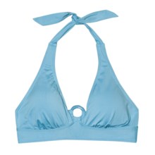 Aventura Clothing Skyler Halter Bikini Swimsuit Top (For Women) in Pool Blue - Closeouts