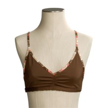 Aventura Clothing Splash Bikini Top - Racerback, Recycled Materials (For Women) in Carafe - Closeouts