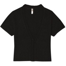 Aventura Clothing Tori Shrug - Short Sleeve (For Women) in Black - Closeouts