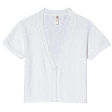 Aventura Clothing Tori Shrug - Short Sleeve (For Women) in White - Closeouts