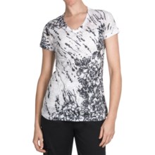 Aventura Clothing V-Neck Burnout T-Shirt - Short Sleeve (For Women) in Wren Camo - Closeouts