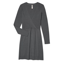 Aventura Clothing Zoe Sweater Dress - Merino Wool, Long Sleeve (For Women) in Pewter - Closeouts