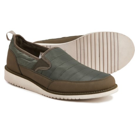 Rockport Axelrod Quilted Shoes - Slip-Ons (For Men) - OLIVE (9M )