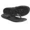 Bacco Bucci Sculley Sandals - Leather, Flip-Flops (For Men) in Black