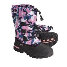 Baffin Igloo Winter Pac Boots - Insulated (For Youth) in Pink Camo - Closeouts