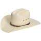 Bailey Adler Cowboy Hat - Shantung Straw, Cattleman Crown (For Men and Women)