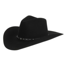 Bailey Austin Hat - 4x Wool, Hondo Crown (For Men and Women) in Black - Closeouts