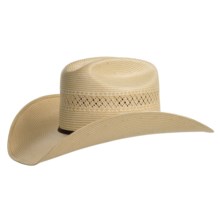 Bailey Briggs Hat - 10x Straw, Cattleman Crown (For Men and Women) in Tan - Closeouts