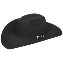 Bailey Holt Cowboy Hat - Cheyenne Crown, Fur Felt (For Men and Women) in Black - Closeouts