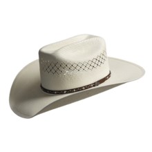 Bailey Jolson 7x Shantung Straw Cowboy Hat - Mustang Crown (For Men) in Ivory - Closeouts