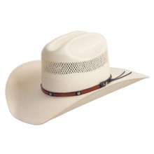 Bailey Kent Hat - 20x Straw, Cattleman Crown (For Men and Women) in Ivory - Closeouts