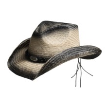 Bailey Newport Cowboy Hat - Pinch Front Crown, Straw (For Men and Women) in Natural - Closeouts