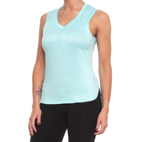 Head Balance V-Neck Muscle Tank Top (For Women) - ISLAND PARADISE HEATHER (S )