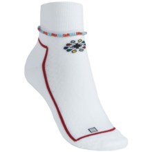 Balega Lesedi Socks - Lightweight (For Women) in White/Red - Closeouts