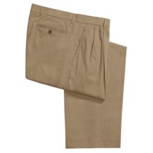 Ballin Sahara Twill Pants - Pleated Front (For Men) in Dark Sand - Closeouts