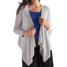 Bamboo Dreams® by Yala Laurel Wrap - Long Sleeve (For Women) in Riviera/Natural - Closeouts